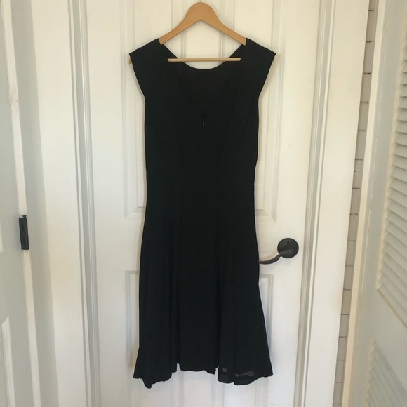 Comptoir Des Cotonniers Black Sleeveless Dress Size Small - Picture 5 of 10